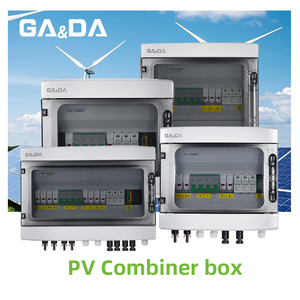 Langlebige ABS-Kunststoffs chale 2 Eingang 1 Ausgang 1000V Solar Combiner Box für robuste Solars ysteme in der Industries teuerung - Product Image 1