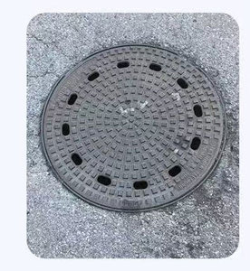 Venta directa de fábrica Cubiertas de alcantarilla de fibra de vidrio que adoptan tecnología de formación de moldes suaves para el procesamiento de corte de varias tuberías - Product Image 4