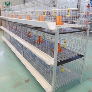 Hightop Easy Installation Poultry Farm H Type Manual Metal Broiler Cages for 5000 10000 Birds <strong>Chicken</strong> Sale in Philippines - Product Image 3