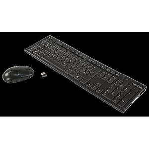 Juego de PC de escritorio LogiLink, ratón y teclado USB con función Autolink, negro (98191647897) - Product Image 1