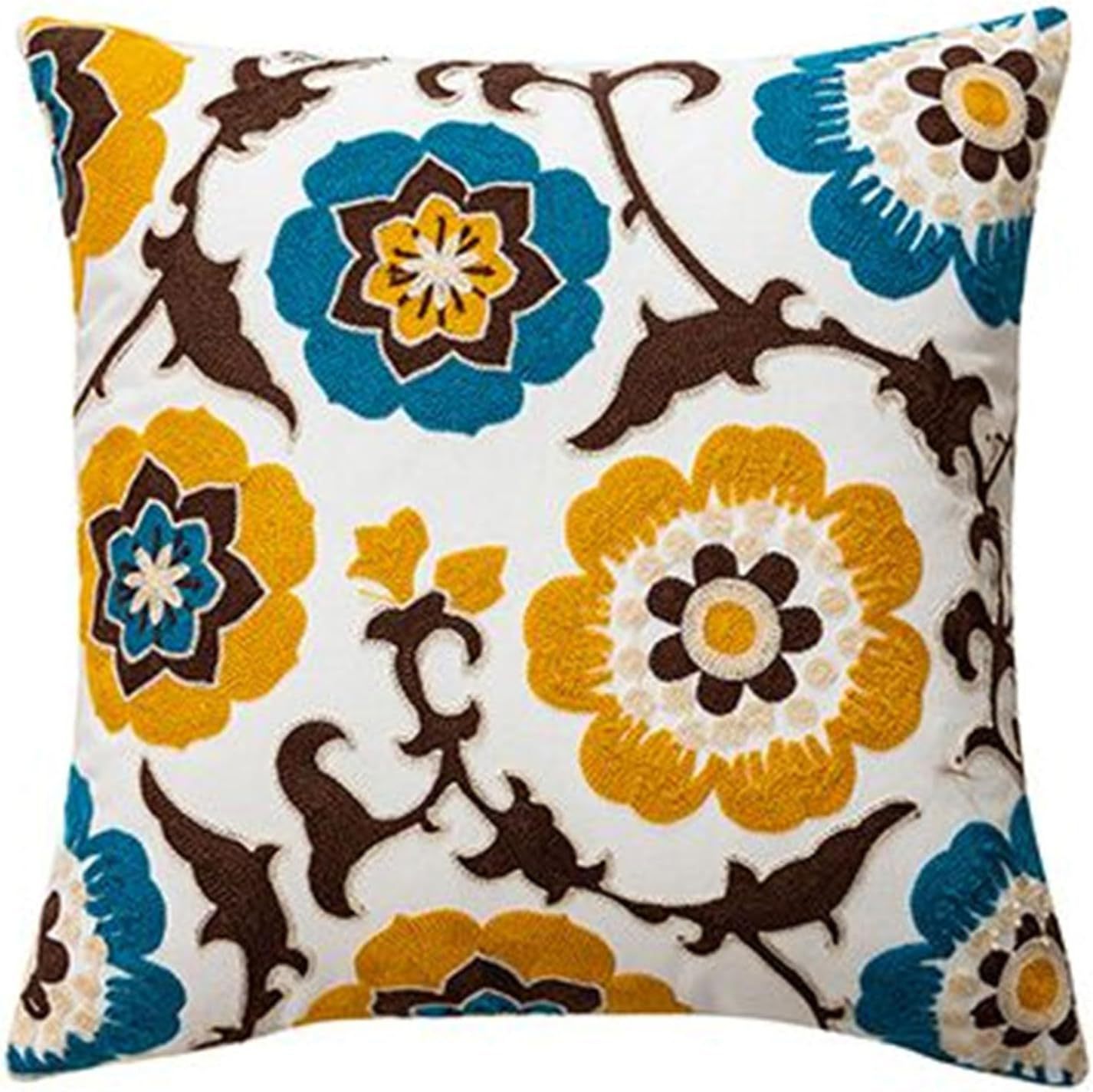 Fiori multicolori gialli e blu