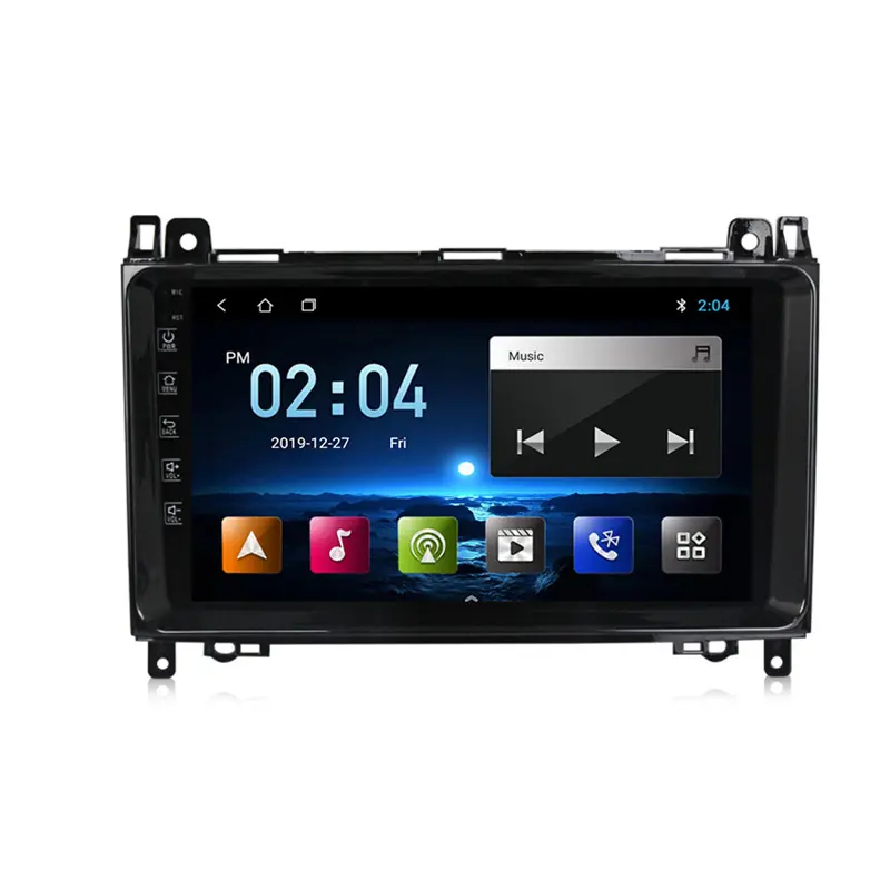 MEKEDE M150 Android 9 4Core 2g+32G Car DVD Player for Benz B200 A B Class A160 W169 W209 W245 Viano Vito W639 Sprinter WIFI BT