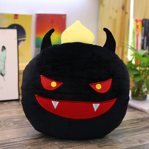 ピンクの牛ぬいぐるみ人形かわいい秋冬デュアルパーパスハンドウォーマー面白いハロウィーンハロウィンギフトハロウィンデビルレッドデビル