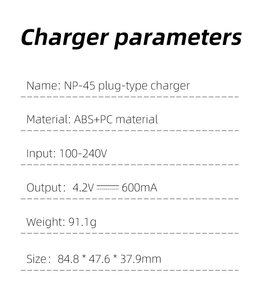 NP-45 EN-EL10 D-Li63 D-Li108 NP-80 Klic-7006 Li-40B Li40B Li-42B Li42B Battery Charger for Olympus FUJIFILM Casio <strong>Pentax</strong> - Product Image 6