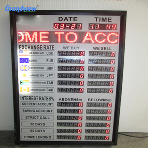 7 segmente digitale rote led display für währung austausch rate bord - Product Image 4