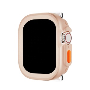 Eraysun narin çok renkli seçenekleri TPU koruyucu İzle tampon <span class=keywords><strong>W</strong></span> serisi İzle kılıf Apple izle 49mm