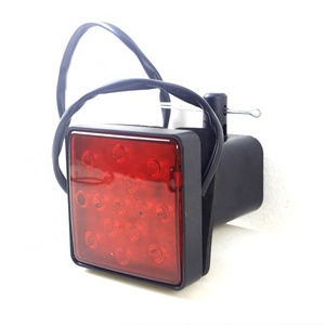 OVOVS evrensel Anti çarpışma sinyal lambası uyarı ışığı füme kırmızı Lens 12/15 LED kamyonet römork kuyruk lambası arka ışık - Product Image 6