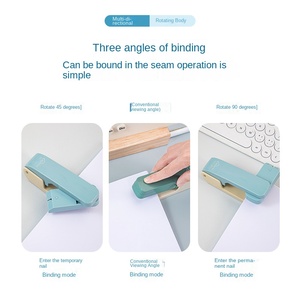 Biểu Tượng Tùy Chỉnh 360 Độ Xoay Đa Chức Năng <span class=keywords><strong>Stapler</strong></span> Của Nhãn Hiệu Điện Sinh Viên Văn Phòng Phẩm Vật Liệu Nhựa Cho Văn Phòng Sử Dụng - Product Image 4