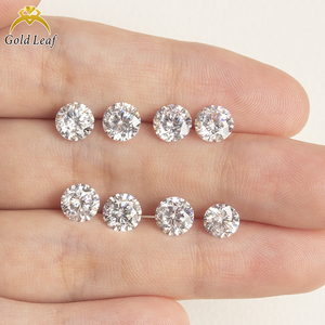 Goldleaf GRA Certified <strong>Moissanite</strong> Diamond Factory Price <strong>Round</strong> Diamond <strong>Cut</strong> <strong>Moissanite</strong> Stones VVS DEF Color Loose <strong>Moissanite</strong> - Product Image 2