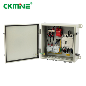 CKMINE IP65PVコンバイナーボックス4ストリング入力1出力1000vdc55Aソーラーパネル電源システム用防水安全回路ブレーカー - Product Image 1