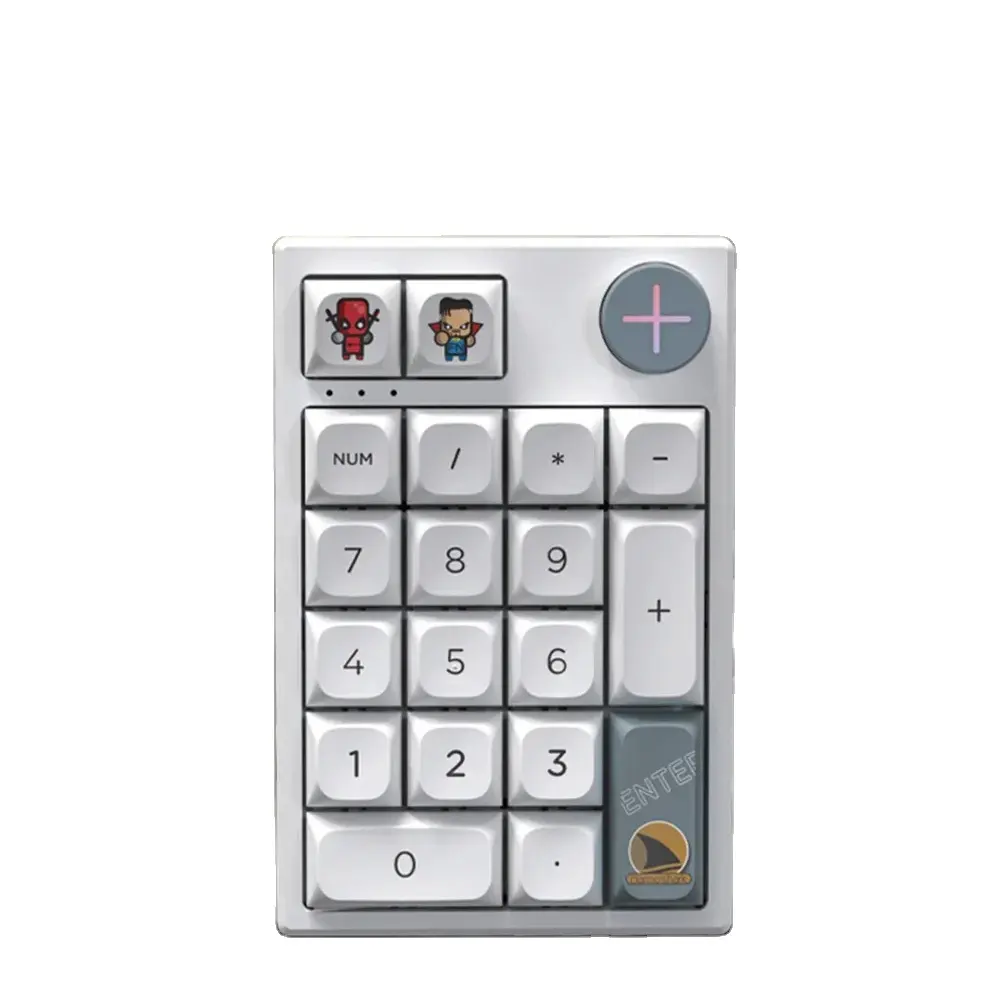 Teclado mecânico Darmoshark K3 PRO BT sem fio, teclado RGB para jogos, teclas mecânicas com 19 teclas, programação personalizada, com troca quente