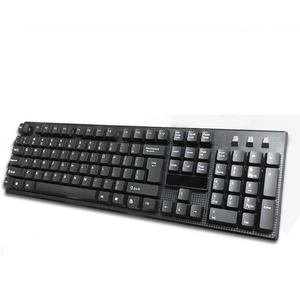 Teclado Y ratón ergonómico para ordenador, juego de mesa de oficina con cable Y llave - Product Image 4