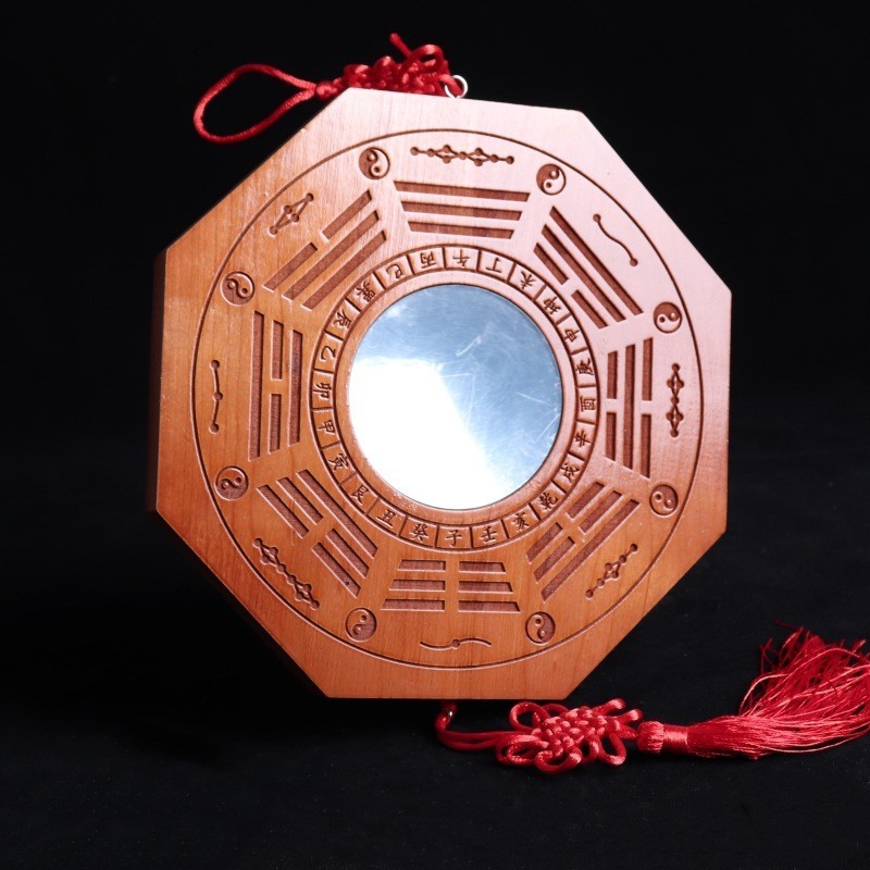 Grand miroir concave (environ 20 cm de diamètre x 1,6 cm)