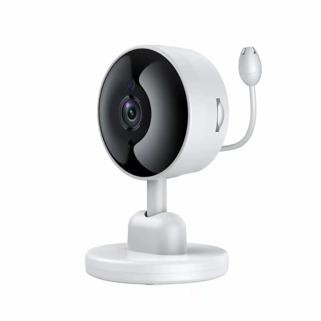 2023 vendita calda video baby monitor Audio bidirezionale visione notturna a infrarossi a lungo raggio telecamera IP wifi con monitoraggio dell'umidità