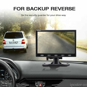 IPoster 7in LCD HDCCTVモニターPCIPSスクリーンHDM AV/RCA VGA入力スピーカー付きCCTV監視モニター - Product Image 6