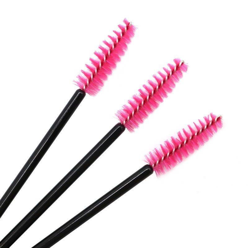 Pinceau rose pêche à manche noir (50 pièces/paquet)