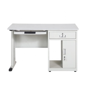KD Office Furniture Metal Steel <strong>Computer</strong> <strong>Table</strong> Desk with <strong>Three</strong> Drawers - Product Image 2