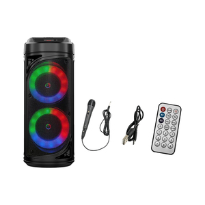 Estantería de sonido de 2 canales Hi-Fi para altavoz Bluetooth con entrada óptica Iluminación LED RGB para ordenador de cine en casa y teléfono móvil - Product Image 1
