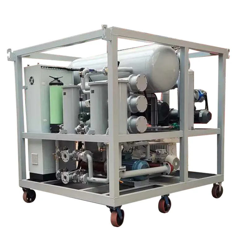 HuaZheng transformer oil dehydration plant high quality oil purification transformer oil filtration machine single stage