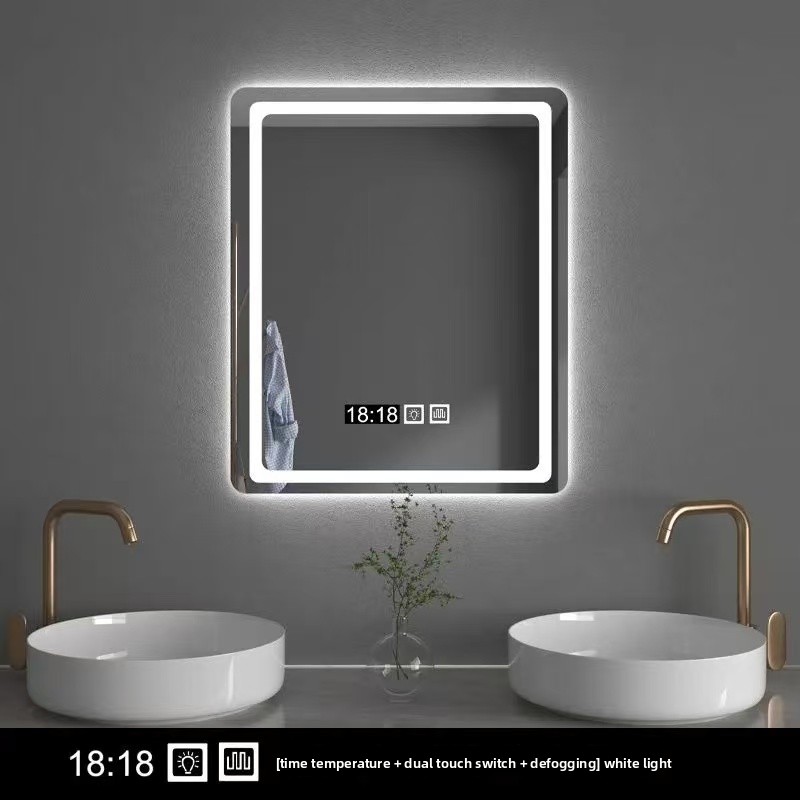 White light + defog + time temperature