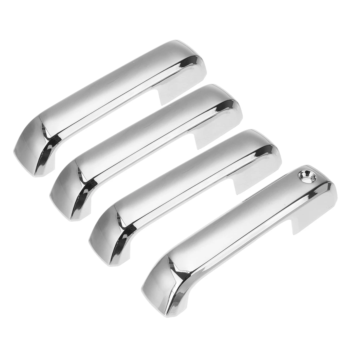 4 pièces chromées