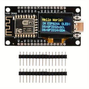 NodeMCU ESP8266 geliştirme kurulu ile 0.96 inç OLED ekran CH340 sürücü modülü için Arduino IDE/Micropython programlama
