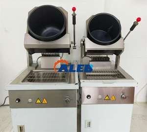 Горячая распродажа газовая автоматизированная кухонная машина Робот вращается жареная рисоварка для ресторана - Product Image 4