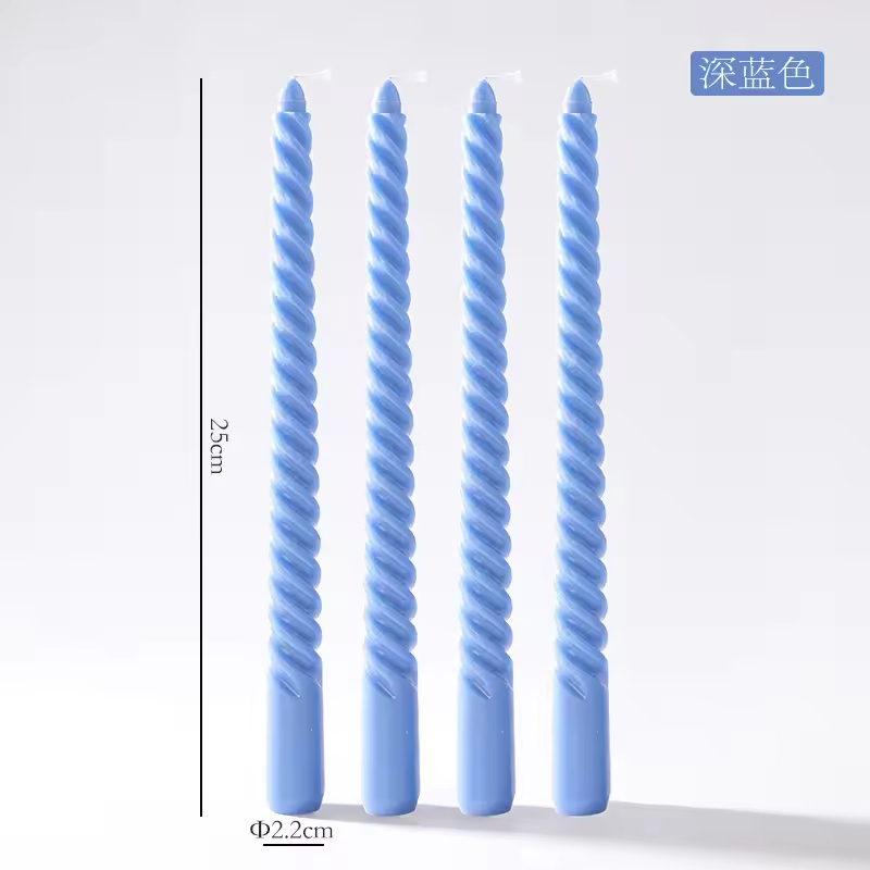Spirale 25cm-bleu foncé