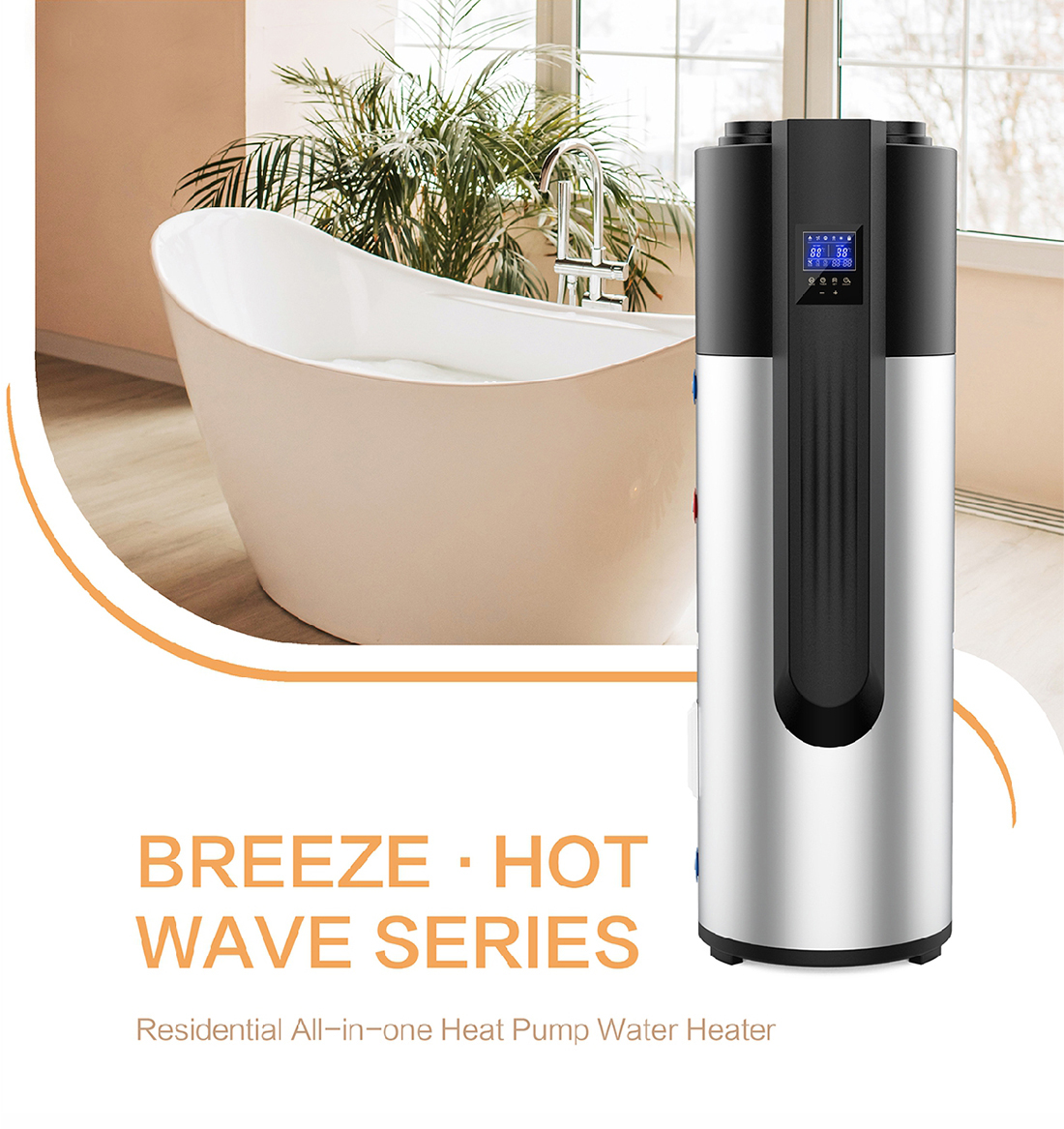 All in One Hot Water Heat Pump Domestic Heat Pump Water Heater