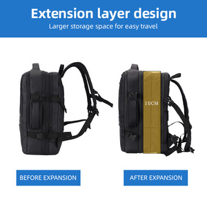 Omaska Großhandel Mode <span class=keywords><strong>Computer</strong></span> Tasche 17 Zoll Schwarz Business Large Capacity Männer Laptop Rucksack