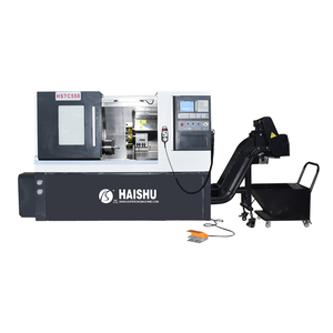<strong>CNC</strong> Lathe Machine <strong>Programming</strong> HSTC550 High Speed <strong>CNC</strong> <strong>Precision</strong> Lathe Price - Product Image 1