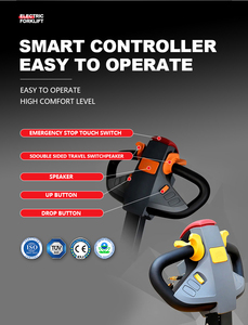 Portable Self Lift Pallet Stacker 2000kg New Power Economic Electric Pallet Walkie Stacker 4.5m