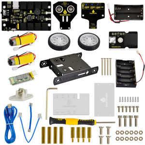 Keyestudio di vario stile DIY Mini carro armato Robot Smart BT STEM educativo 4WD Mecanum Kit per auto Robot per Arduino - Product Image 5