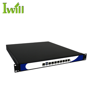 Venta al por mayor 1U Pfsense Core I3 8100T servidor de red cuádruple Win7 8 10 Linux DDR4 VGA 2USB 8LAN sistema informático con cortafuegos y VPN - Product Image 1