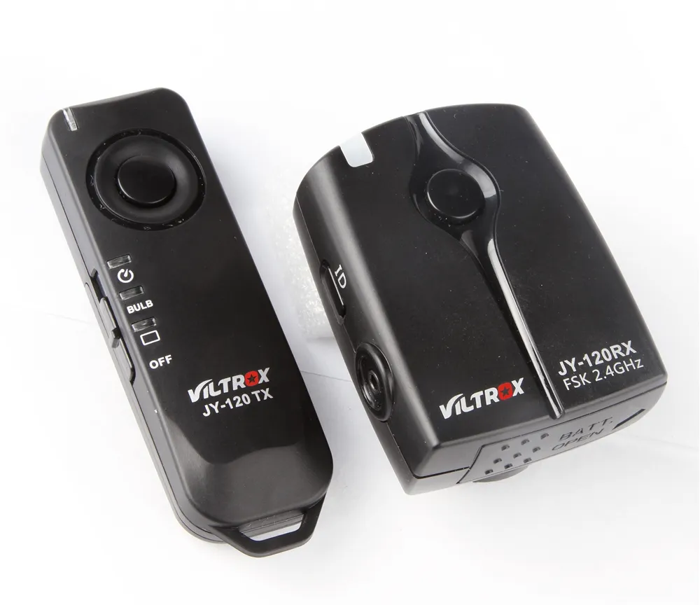VILTROX JY-120 kablosuz kamera deklanşör uzaktan kumanda kablosu için Canon M5 M6 Nikon Pentax Sony A7 A7SII A7III A6500 A6300