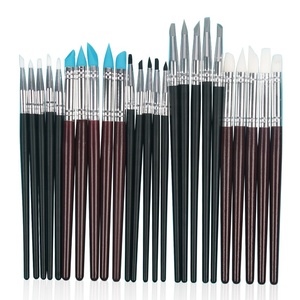 5 Cái Silicone Cao Su Tip Sơn Brushes Set Cho Craft Nail Pen Brushes Sơn Polymer Đất Sét Điêu Khắc <span class=keywords><strong>Fimo</strong></span> Công Cụ Mô Hình - Product Image 1