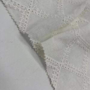 Пользовательский узор, сетчатая вышитая ткань, 100% с, белая и тканая, для большей сцены - Product Image 6