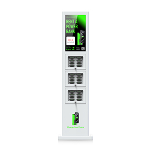 2024 New Portable Power Bank Cabinet Metal Outdoor POS Rental Display with APP &amp; Android Charging Function AC <strong>Input</strong> &amp; <strong>Output</strong>