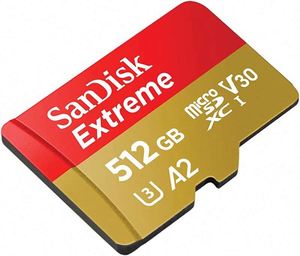 SDSQXAV-512G For SanDisk <strong>Extreme</strong> MicroSDXC UHS-I CARD - Product Image 1