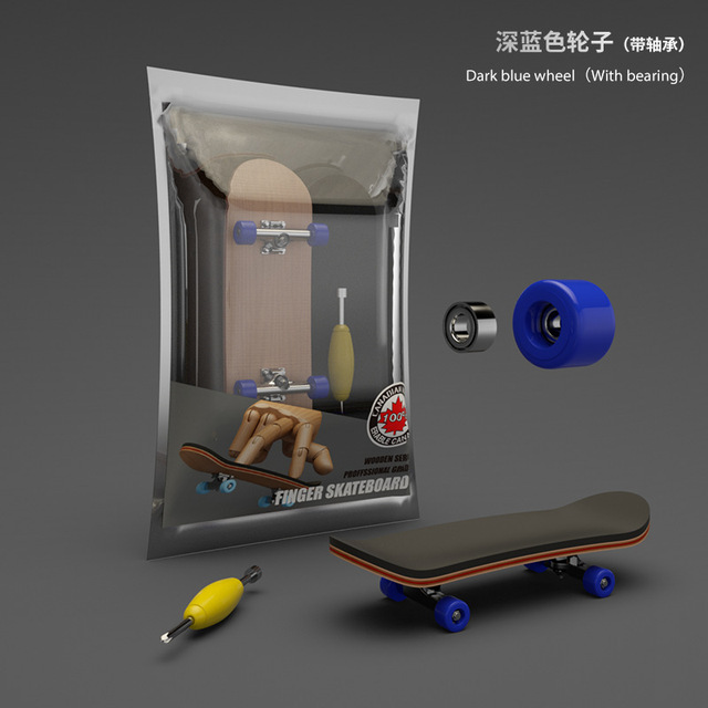 Roue bleu foncé avec roulement