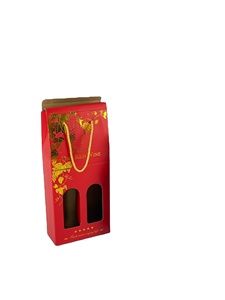 厂家直销中国葡萄酒包装可重复使用的瓶子定制设计高级包装印刷葡萄酒纸盒 - Product Image 2
