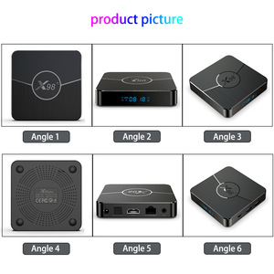 X98plus กล่องทีวีแอนดรอยด์11 S905W2 5G Dual Band WiFi & สำหรับบลูทูธหน่วยประมวลผล4K พร้อมกล่องรับสัญญาณ X98plus สี่แกน