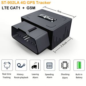 SinoTrack, instalación oculta de tamaño pequeño, fácil de usar, rastreador GPS OBDii 4G con aplicación de sistema de software web gratuito