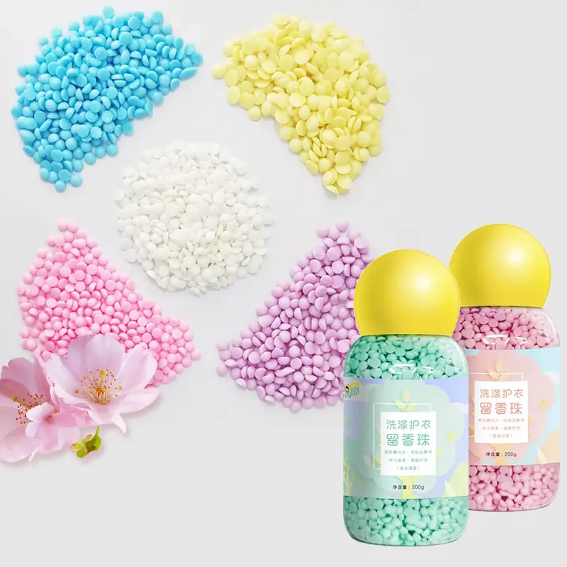2021 New Arrival House Colorful Chemicals Softener Fragrance Laundry beads booster Laundry scent booster