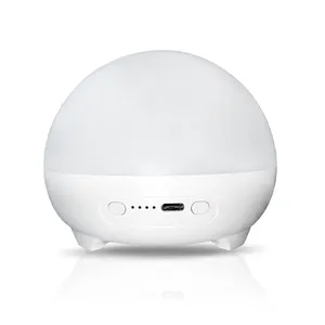 Akıllı beyaz gürültü ses sıcaklık algılama akıllı bebek gece lambası bebek Cry algılama App kontrol uyku rutin kurmak - Product Image 5