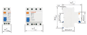 Interruptores diferenciales RCD 2P 4P magnético RCCB ELCB tipo A tipo AC Disyuntor de corriente residual electromagnética - Product Image 3