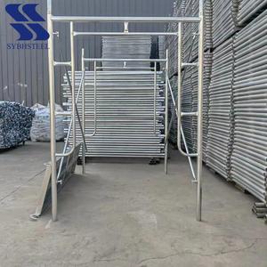 Andamio móvil de acero de configuración rápida con capacidad de carga pesada para proyectos de construcción de Arabia Saudita Tipo de puerta Escalera Tipo de luz - Product Image 4