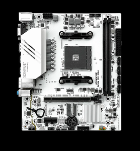 JGINYUE M-ATX B450M-PRO AM4-Motherboard unterstützt AMD Ryzen R3 R5 R7 1/2/3/4/5. <span class=keywords><strong>CPU</strong></span>-Prozessoren DDR4-Zweikanal-Speicher-RAM