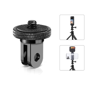 ドロップシッピングPULUZ1/4インチスクリューメタル三脚マウントアクションカメラアダプターforGoPro for Insta360カメラマウント - Product Image 2