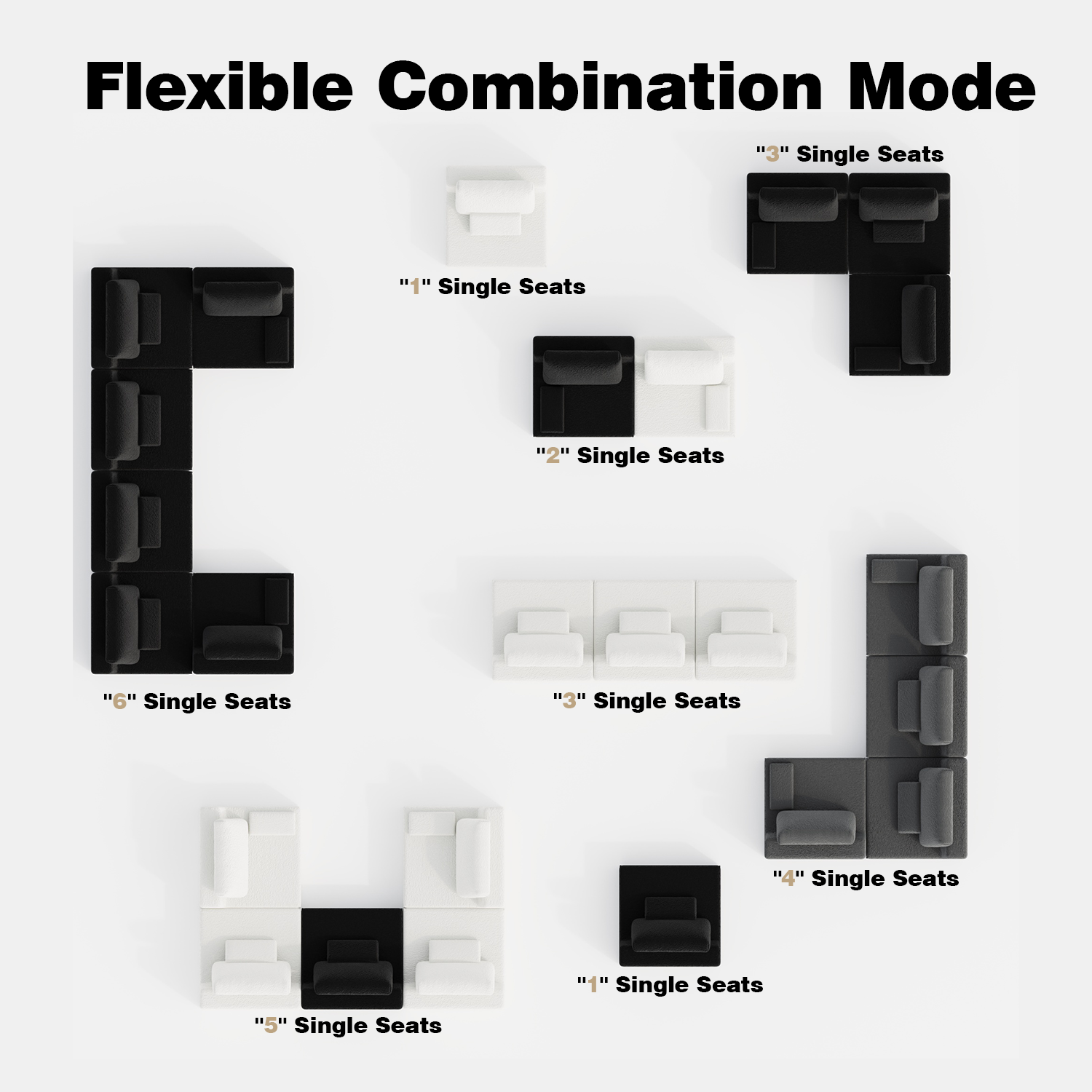 Plusieurs combinaisons